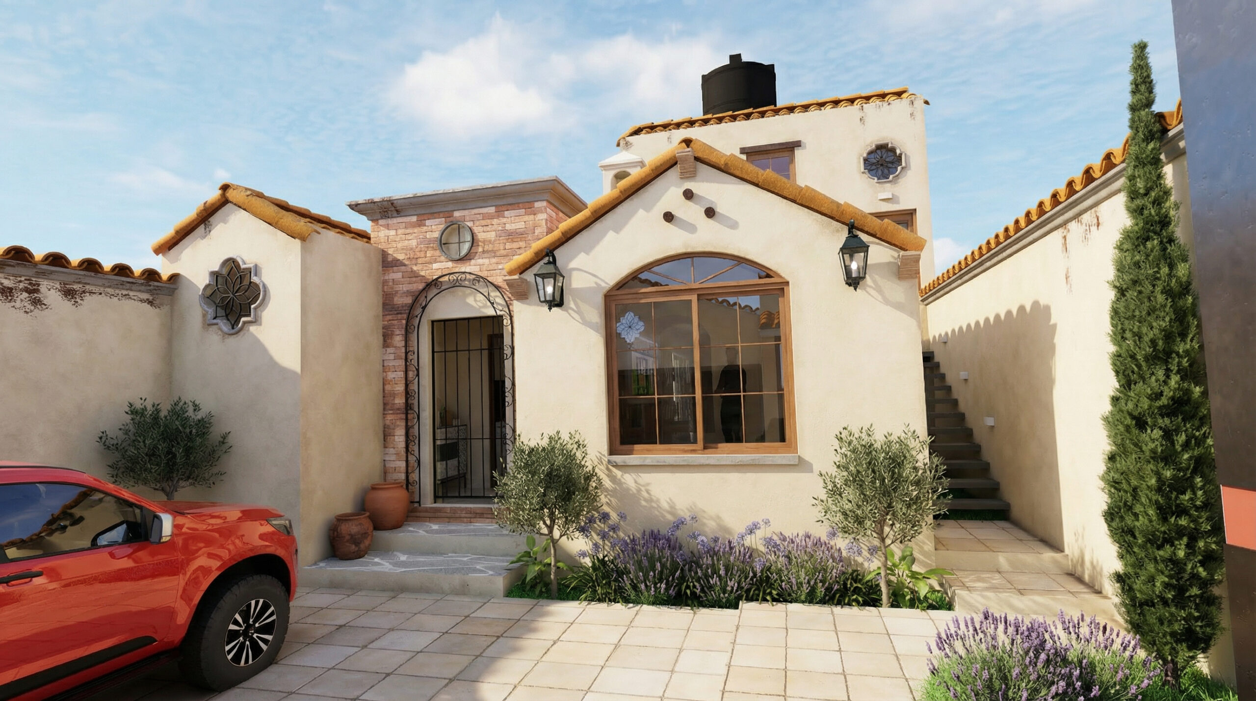 Residencia estilo Español, AC