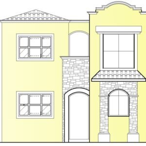 Planos de casa 21 de 7.00 × 18.00 m