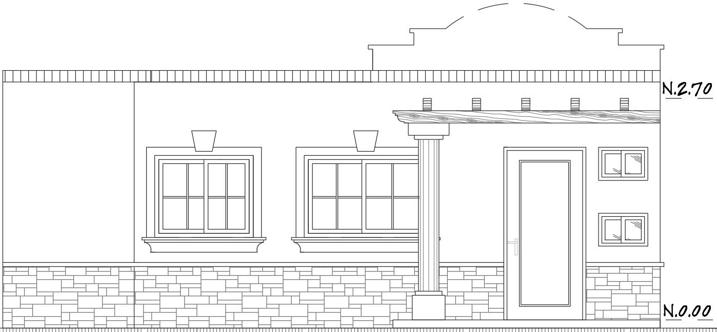 Planos de casa 22 de 8.00 × 11.801 m