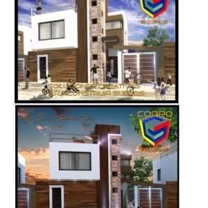 Planos de casa 23 de 6.30 × 6.95 m